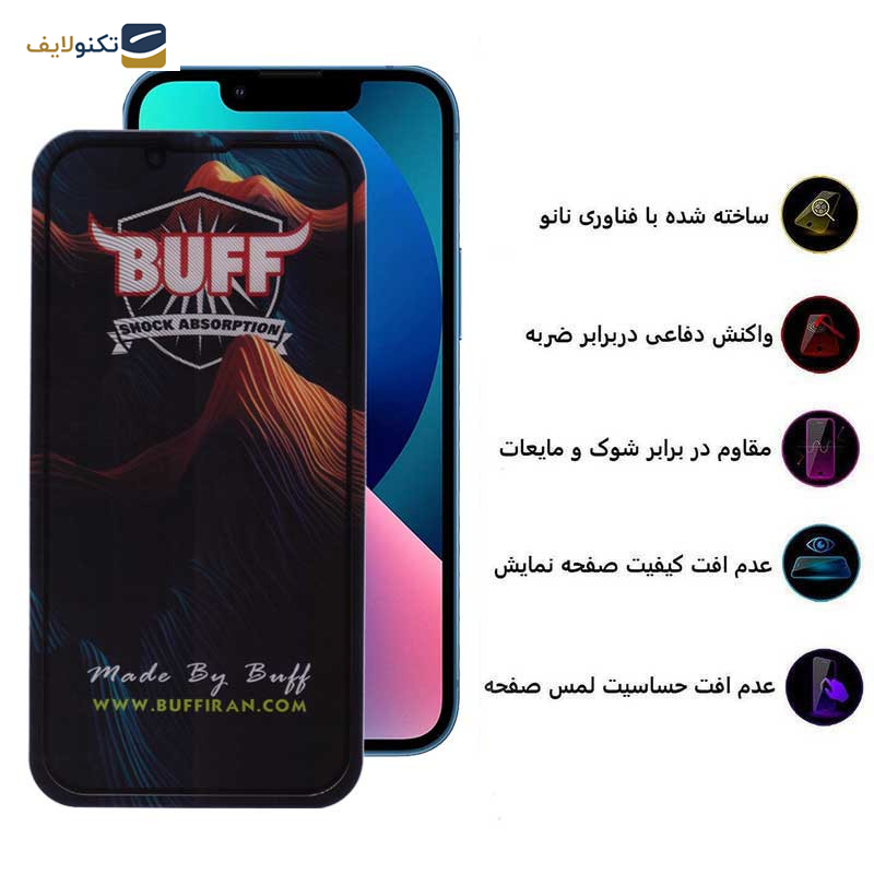 محافظ صفحه نمایش 5D بوف مدل Mountain-G مناسب برای گوشی موبایل اپل iPhone 13 / 13 Pro / 14 محافظ صفحه نمایش 5D بوف مدل Mountain-G مناسب برای گوشی موبایل اپل iPhone 13 / 13 Pro / 14