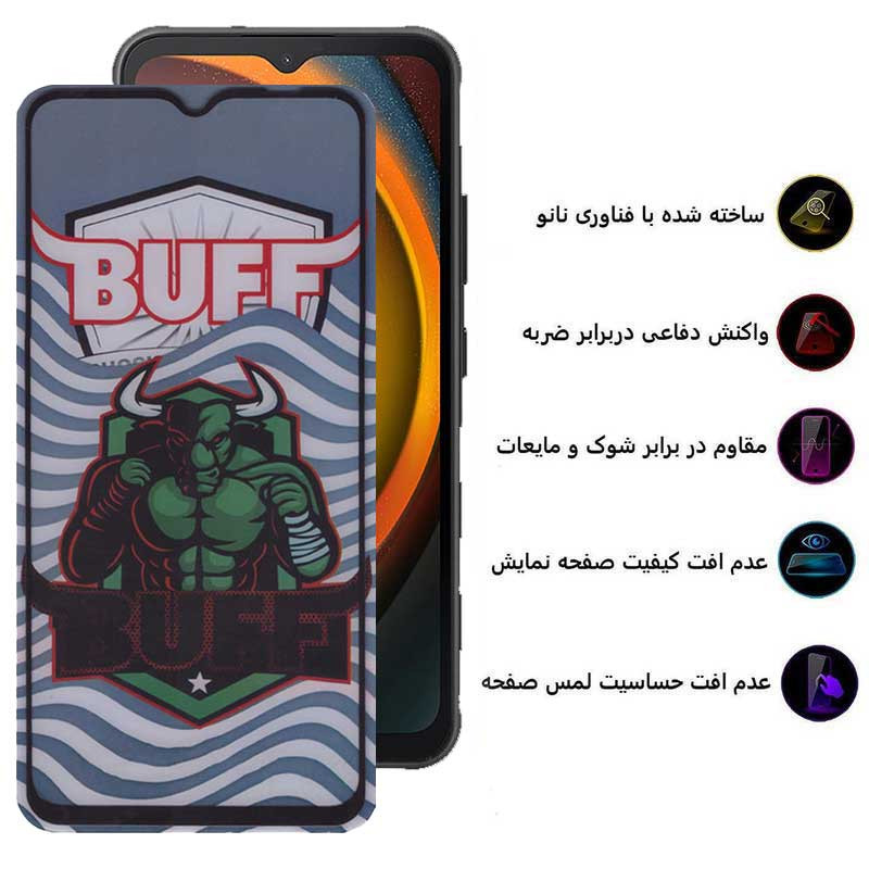 محافظ صفحه نمایش 5D بوف مدل Super Power مناسب برای گوشی موبایل سامسونگ Galaxy Xcover7 / A14 4G/5G محافظ صفحه نمایش 5D بوف مدل Super Power مناسب برای گوشی موبایل سامسونگ Galaxy Xcover7 / A14 4G/5G