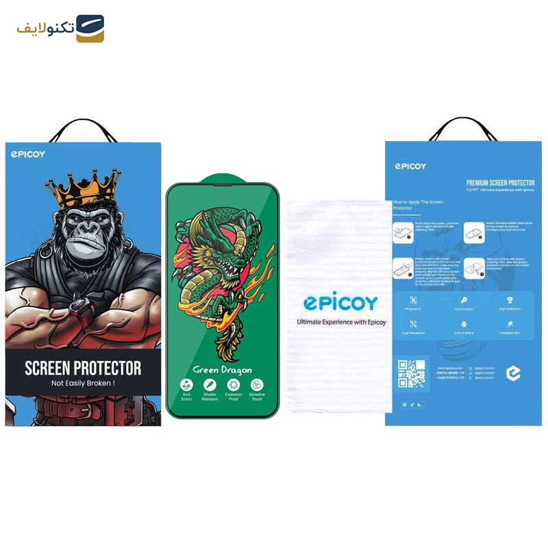 محافظ صفحه نمایش اپیکوی مدل Green Dragon ExplosionProof مناسب برای گوشی موبایل شیائومی Poco X5 Pro/ X5/ X4 Pro 5G/ X3 Pro/ X3 NFC/ X3 محافظ صفحه نمایش اپیکوی مدل Green Dragon ExplosionProof مناسب برای گوشی موبایل شیائومی Poco X5 Pro/ X5/ X4 Pro 5G/ X3 Pro/ X3 NFC/ X3