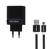  شارژر دیواری کلومن مدل KC-H110 به همراه کابل MICRO USB-small-image