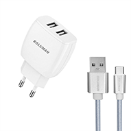 شارژر دیواری کلومن مدل KC-H705 به همراه کابل تبدیل USB -C-small-image