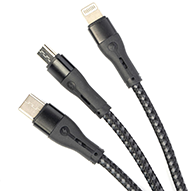  کابل 3 به 1 هیسکا مدل LX33 طول 1 متر-small-image
