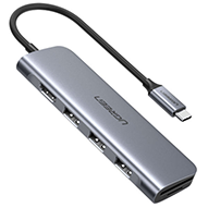 هاب USB-C یوگرین 6 پورت مدل CM195-small-image