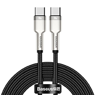 کابل تبدیل USB-C به USB-C باسئوس مدل CATJK-D01 طول 1 متر-small-image