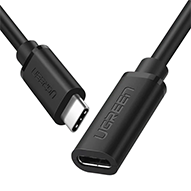 کابل تبدیل نری به مادگی USB-C یوگرین US353 مدل 10387 طول 0.5 متر افزایش طول-small-image
