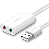 کابل تبدیل USB به جک 3.5 میلی متری صدا یوگرین US205 مدل 30143-small-image