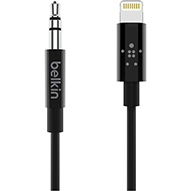 کابل تبدیل لایتنینگ به AUX بلکین مدل AV10172bt03-small-image