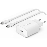 شارژر دیواری بلکین مدل WCA004vf توان 25 وات + کابل دو سر USB-C طول 1 متر-small-image