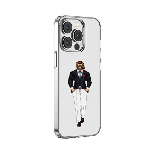 کاور گوشی اپل iPhone 13 Pro Maxگرین مدل Suit lion