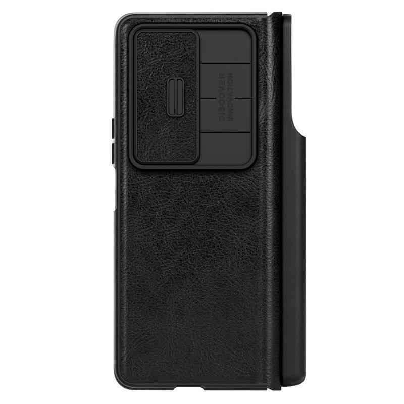 کیف کلاسوری گوشی سامسونگ Galaxy Z Fold4 نیلکین مدل QIN Leather