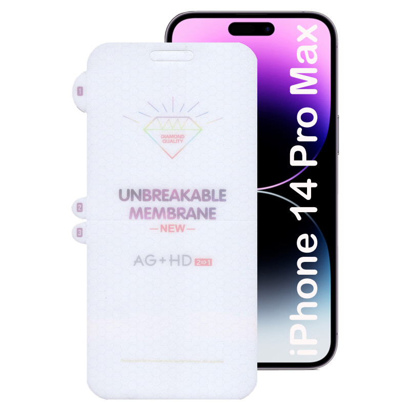 گلس گوشی اپل آیفون 14 پرومکس بوف مدل Hydrogel-Double