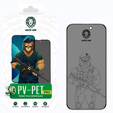 گلس گوشی اپل iPhone 13/14/13 Pro حریم شخصی گرین مدل 3D Desert-Pry-small-image