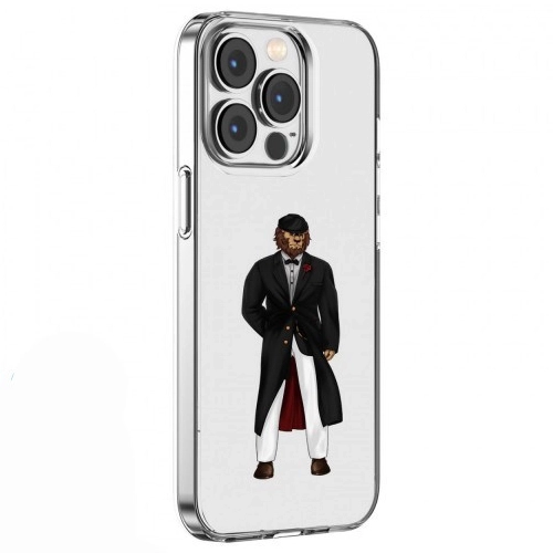 کاور گوشی اپل iPhone 13 Pro گرین مدل Tuxido Lion -small-image