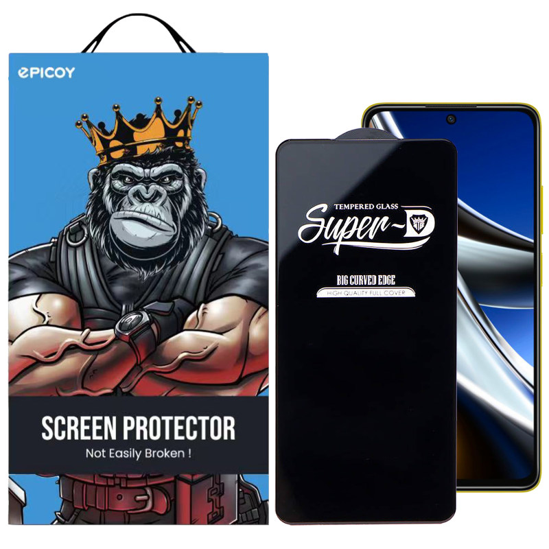گلس گوشی شیائومی Poco X4 Pro 5G / Poco F3 / Redmi K40 / K40 Pro / K40 Pro Plus / Mi11i / Mi11X / Mi 11 X Pro اپیکوی مدل Super 5D