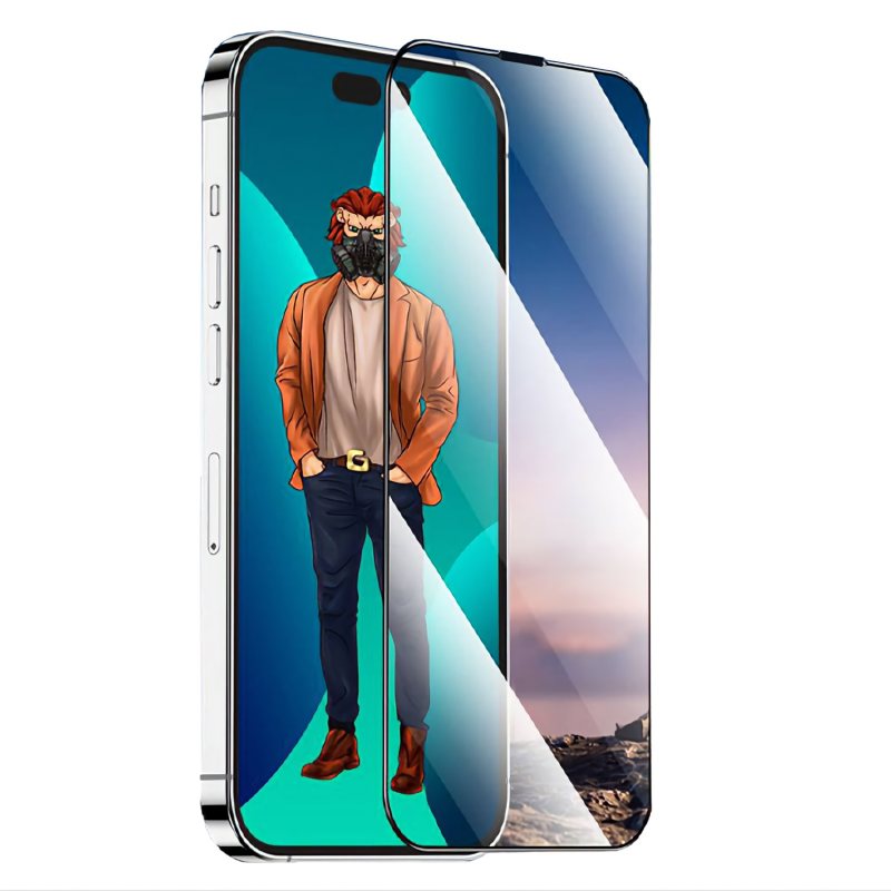 گلس گوشی اپل iPhone 14 Pro max گرین مدل 3D Desert