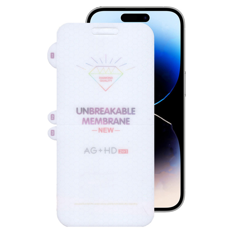 گلس گوشی اپل iPhone 14 Pro بوف مدل Hydrogel-Double-G