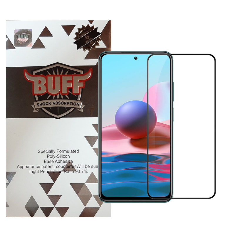 گلس گوشی شیائومی Redmi Note 10 4G / Redmi Note 10s بوف 5D مدل F33