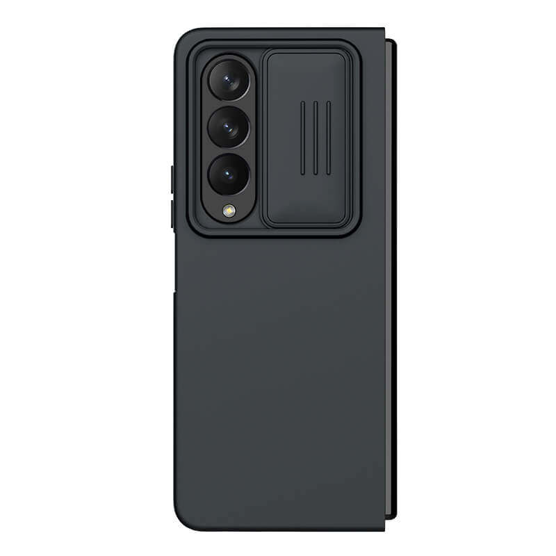 کاور گوشی سامسونگ Galaxy Z Fold4 نیلکین مدل CamShield Silky silicon 