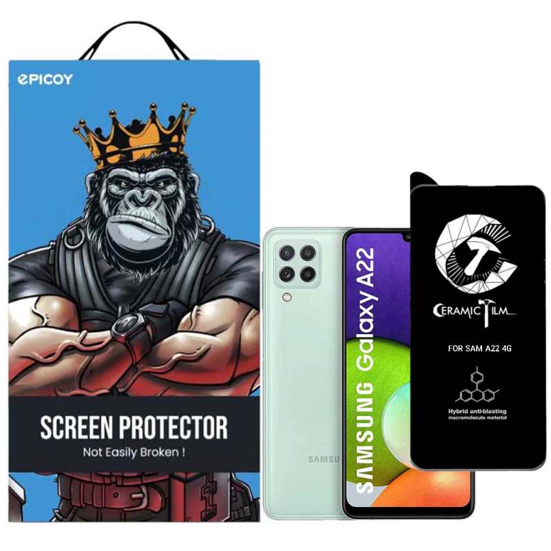 محافظ صفحه نمایش سرامیکی گوشی سامسونگ Galaxy A22 4G اپیکوی مدل CR7