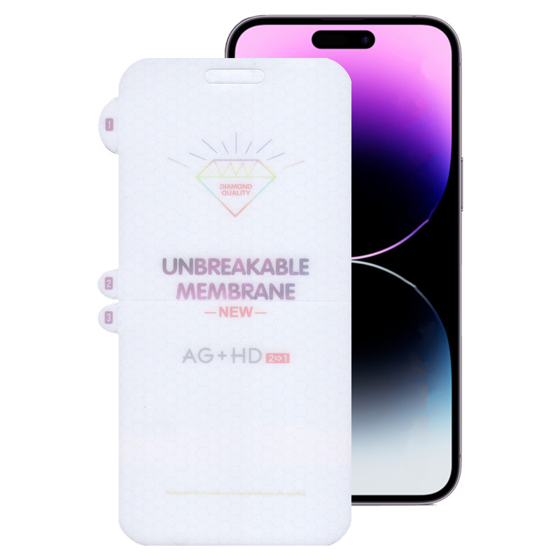 گلس گوشی اپل آیفون 14 پرو مکس بوف مدل Hydrogel-Double-G