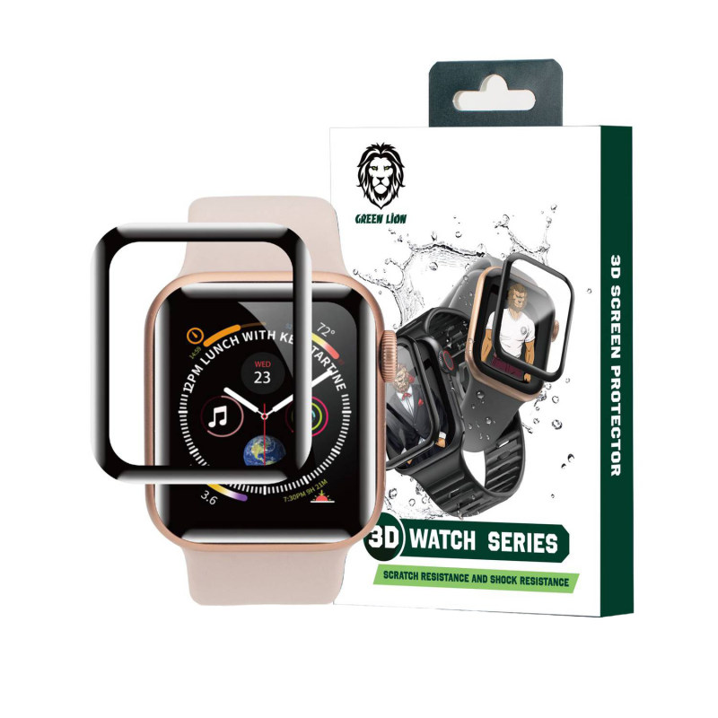 گلس اپل واچ 45 میلی متری گرین مدل 3D Watch
