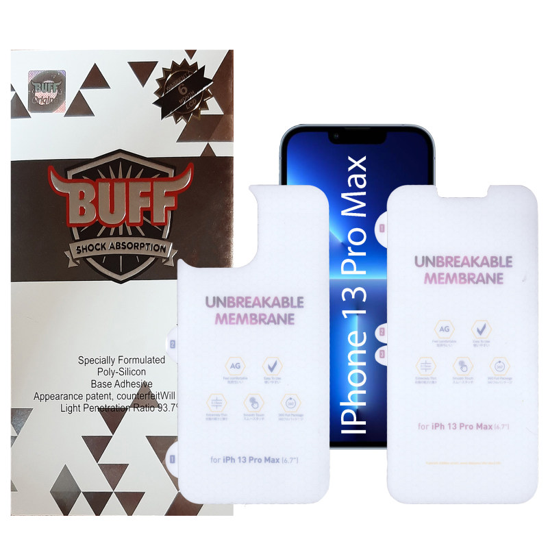 محافظ صفحه نمایش و پشت گوشی اپل آیفون 13 پرو مکس بوف مات مدل Hydrogel-Matte-G