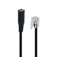 کابل تبدیل سوکت تلفن به مادگی 3.5 میلی متری تسکو مدل TCRA 1401 طول 30 سانتی متر-small-image