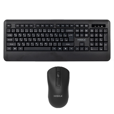 کیبورد و ماوس هیسکا مدل H-MK15W-small-image