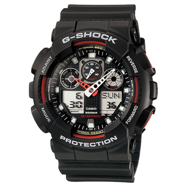 ساعت کاسیو جی شاک مدل GA-100-1A4DR-small-image