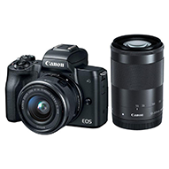 دوربین عکاسی کانن مدل EOS M50 MARK II با لنز 15-45 میلی متر و 55-200 میلی متر-small-image