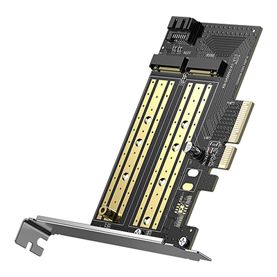تبدیل M.2 M-Key+M.2 B-Key به PCle 3.0 4X یوگرین CM302 مدل 70504-small-image