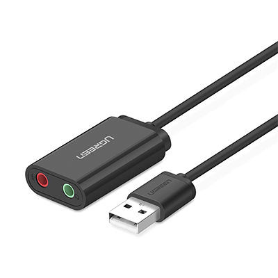 کابل تبدیل USB به جک 3.5 میلی متری صدا یوگرین US205 مدل 30724-small-image
