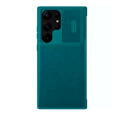 کیف کلاسوری گوشی سامسونگ Galaxy S23 Ultra نیلکین مدل Qin Pro Plain Leather Cloth-small-image
