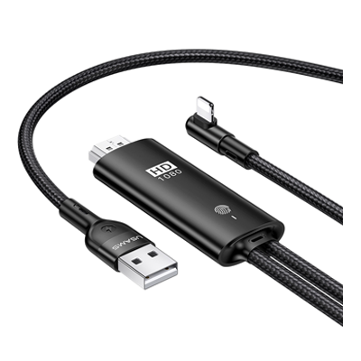 کابل تبدیل HDMI به لایتنینگ/ USB یوسمز مدل USSJ442 طول 2 متر-small-image
