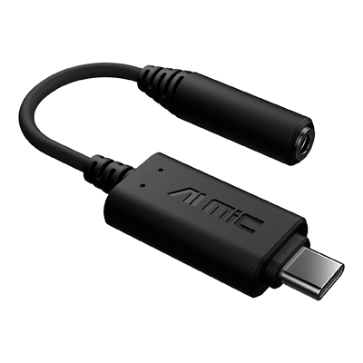 مبدل تایپ سی به AUX ایسوس مدل AI Noise-Canceling Mic Adapter-small-image