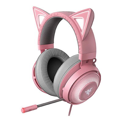 هدفون بی سیم گیمینگ ریزر مدل Kraken Kitty-small-image