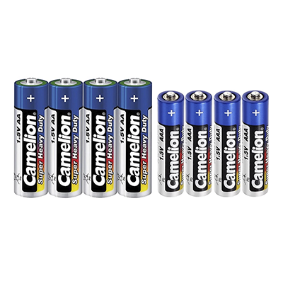 باتری قلمی و نیم قلمی کملیون مدل Super Heavy Duty بسته 8 عددی-small-image