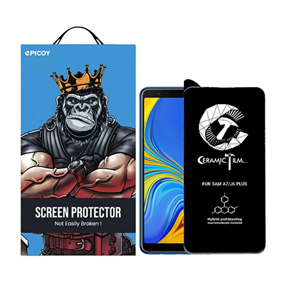 گلس گوشی سامسونگ گلکسی A7 2018 /J6 Plus اپیکوی مدل CR7-M  -small-image