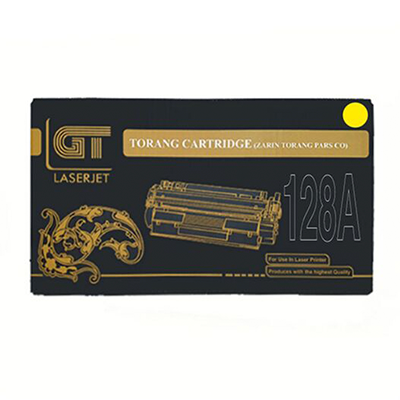 کارتریج جی تی طرح Hp 128AY زرد-small-image