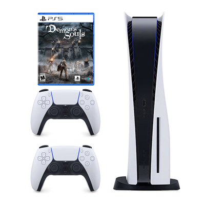 پلی استیشن 5 استاندارد دیسک خور با دو دسته به همراه بازی Demons Souls-small-image