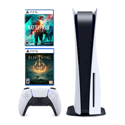 پلی استیشن 5 استاندارد دیسک خور CF1200 به همراه بازی Elden Ring و Battlefield 2042-small-image
