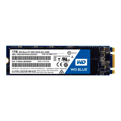 هارد اس اس دی اینترنال وسترن دیجیتال مدل BLUE WDS100T1B0B ظرفیت 1 ترابایت-small-image