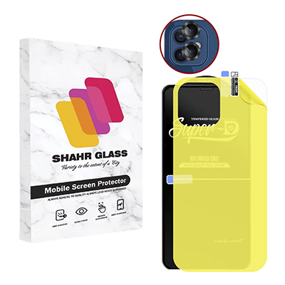 گلس و محافظ پشت و لنز دوربین گوشی اپل iPhone 12 شهر گلس مدل 2SNR -small-image