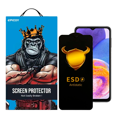 گلس گوشی سامسونگ Galaxy A23 / A14 / A13 اپیکوی مدل Golden ESD -small-image