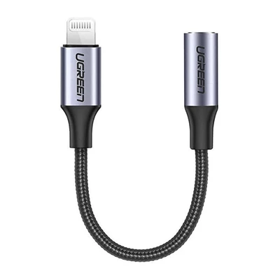 کابل تبدیل لایتنینگ به جک 3.5 میلی‌ متری یوگرین US211 مدل 30756 طول 10 سانتی متر-small-image