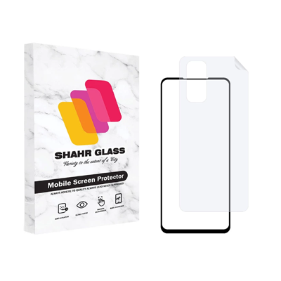 گلس گوشی شیائومی Redmi Note 11S 4G شهر گلس مدل 2FN به همراه محافظ پشت گوشی-small-image