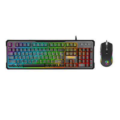 کیبورد و ماوس گیمینگ گرین مدل GKM605 RGB-small-image