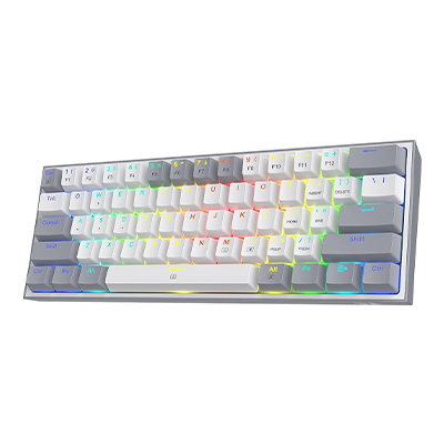 کیبورد گیمینگ ردراگون مدل K617 FIZZ White-Grey-small-image