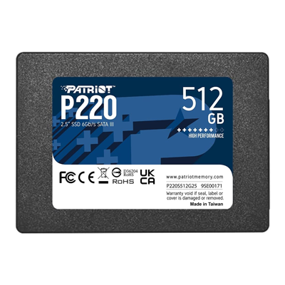 هارد اس اس دی اینترنال پاتریوت مدل P220 ظرفیت 512 گیگابایت-small-image