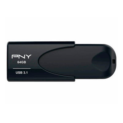 فلش مموری پی ان وای مدل Attache 4 USB 3.1 ظرفیت 64 گیگابایت-small-image